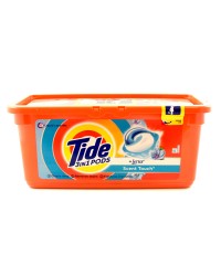tide detergent capsule touch of lenor